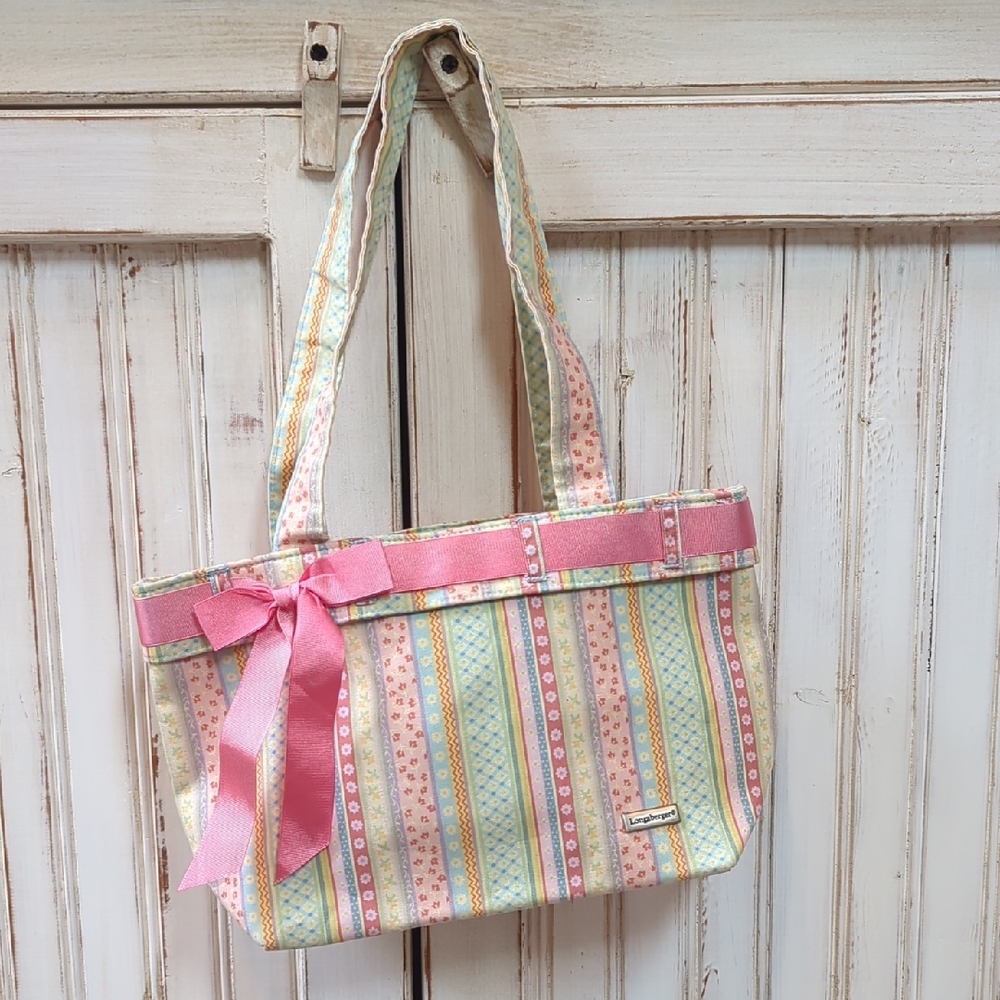 Longaberger, Longaberger Homestead, Spring Parade Tote Bag.